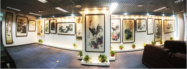 “大美传情”中国书画对外交流公益展 在民族之魂文化艺术馆举办