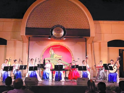 中国民乐吸引埃及观众