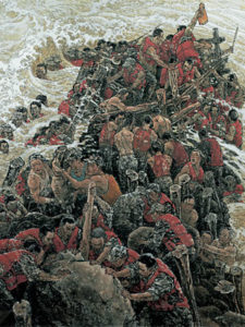 “时代心象——沈启鹏绘画六十年回望展”在北京中国国家博物馆开幕