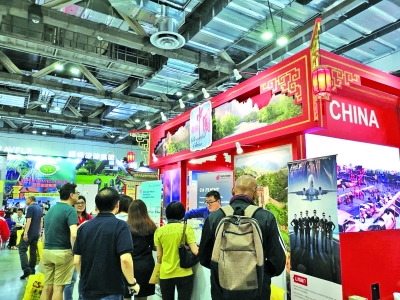 新加坡革新旅游展中国展台人气旺